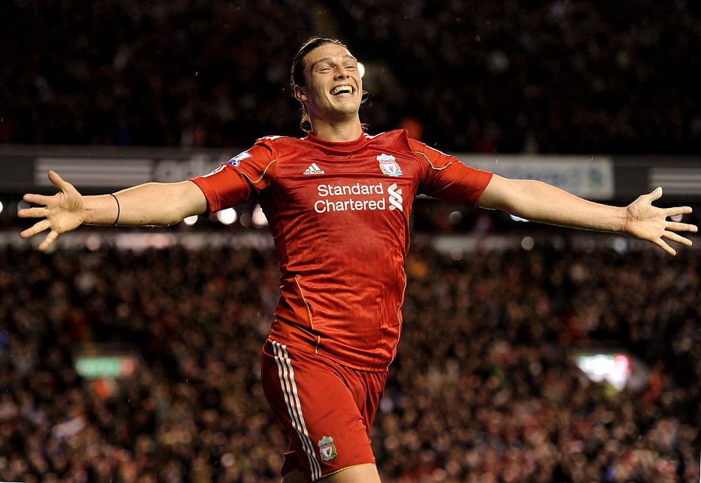 Andy Carroll en sus días con Liverpool