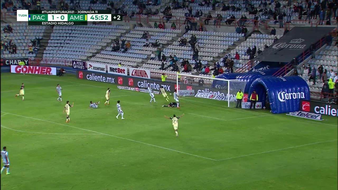 ¡GOL!  anota para América. Salvador Reyes