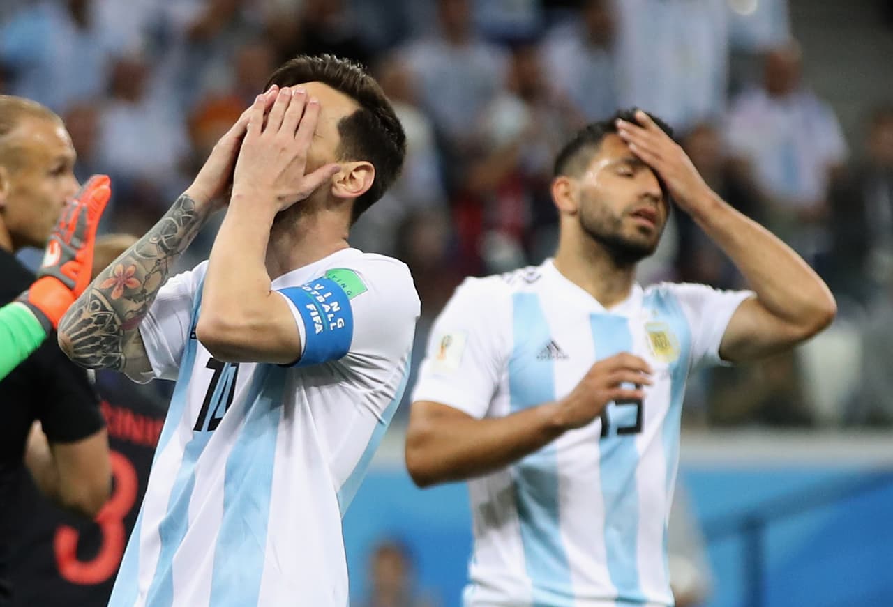 En la selección de el "antionce" ideal se destacan los jugadores de Argentina, que cayó 3-0 con Croacia quedando al borde de la eliminación.