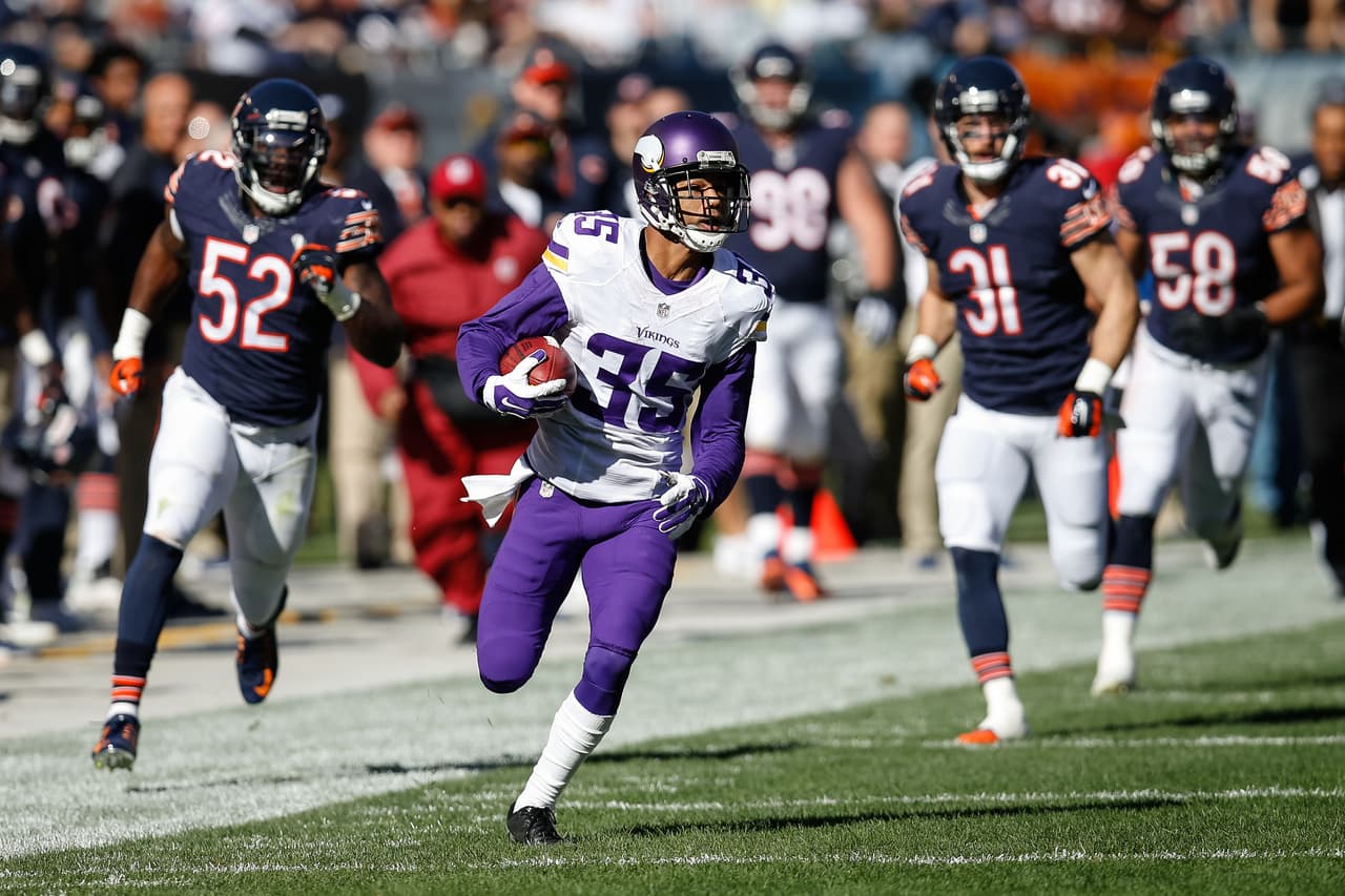 Jugador Equipos Especiales de la Semana 8 NFC: PR Marcus Sherels, Minnesota Vikings