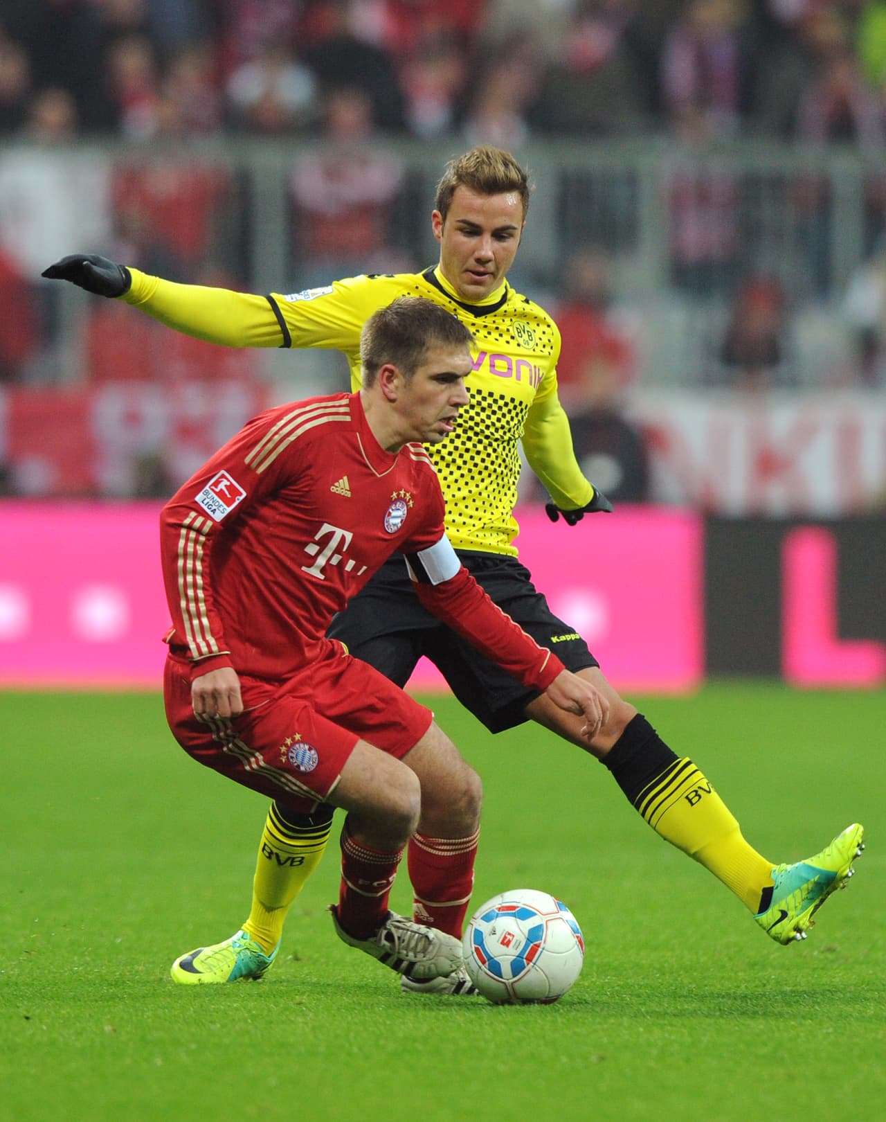 Mario Götze surgió y fue debutado en el Borussia Dortmund cuando esta escuadra le arrebataba títulos al Bayern.