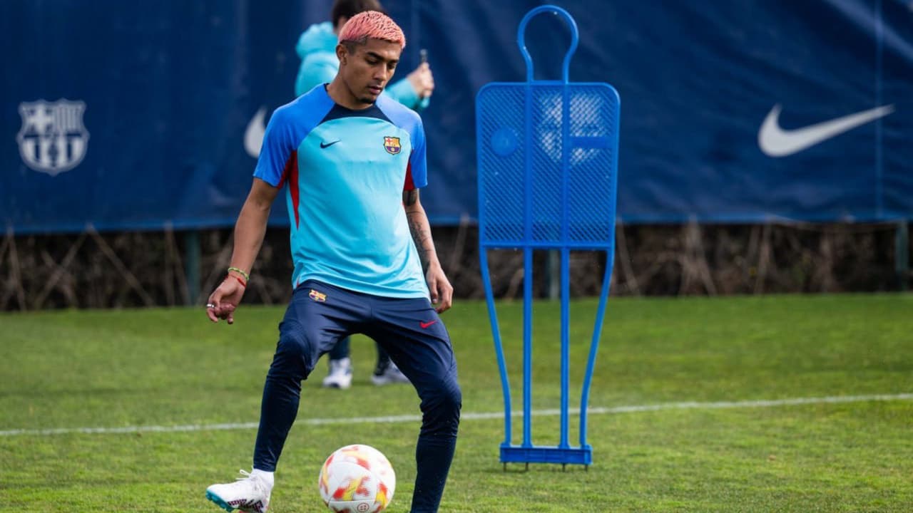 Julián Araujo entrena por primera vez con el Barça Atlètic