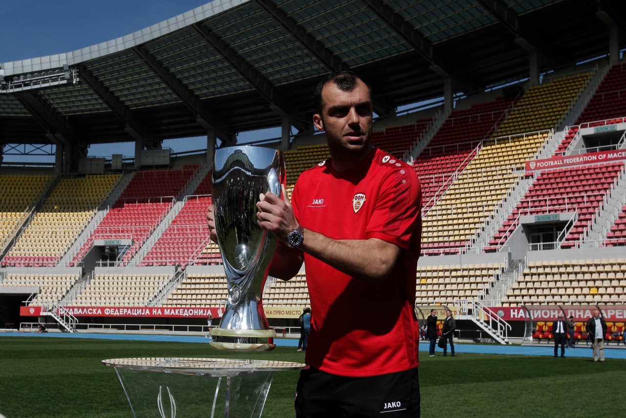 El escenario se estrenó en un encuentro con la selección española en conmemoración del centenario de la Federación de fútbol de Macedonia.