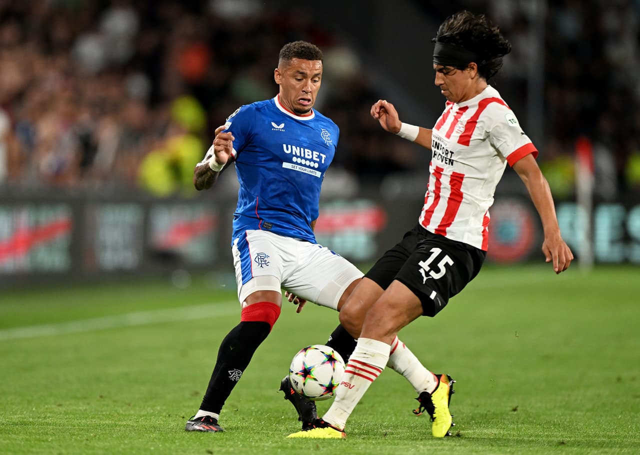 Rangers se impuso con un gol de Antonio Colak, quien aprovechó un error de la defensa del PSV Eindhoven.