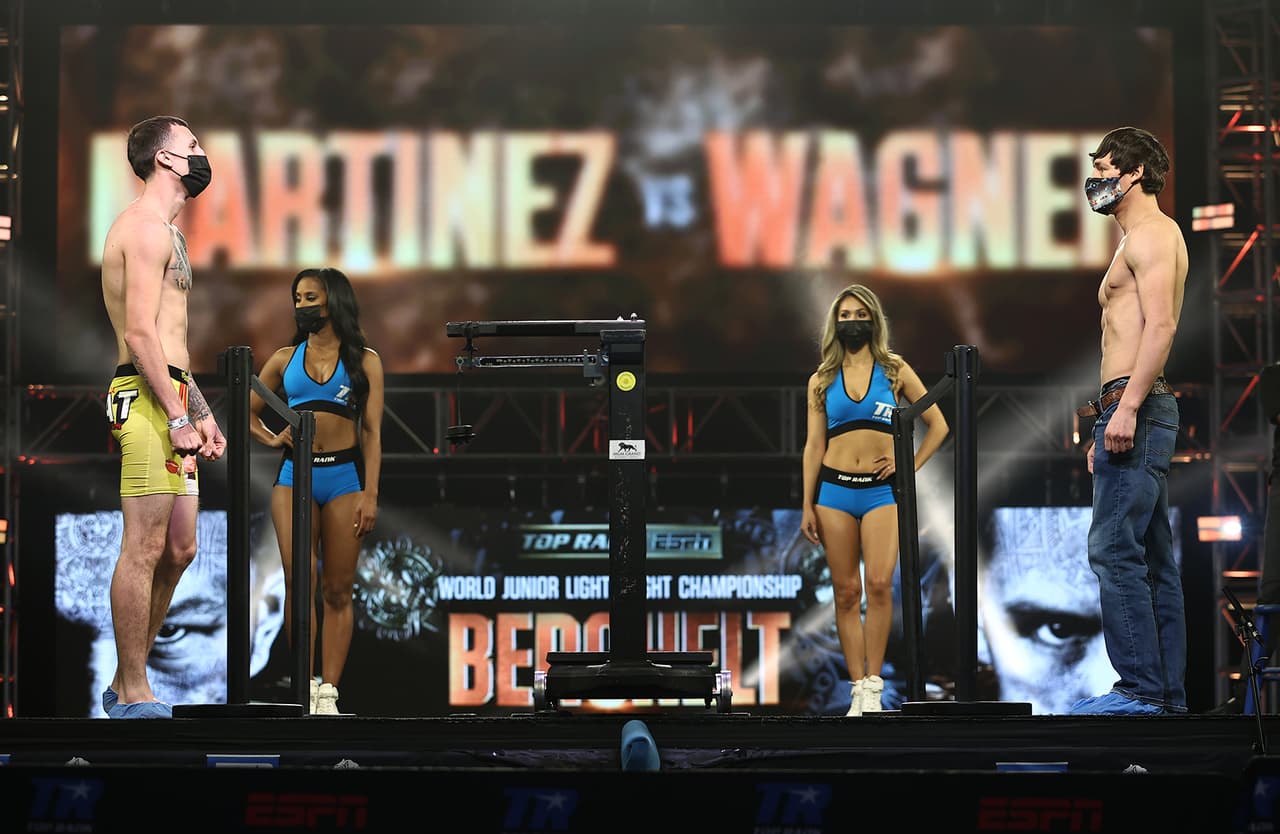 Javier Martínez y Billy Wagner, de peso mediano, pactaron cuatro rounds,