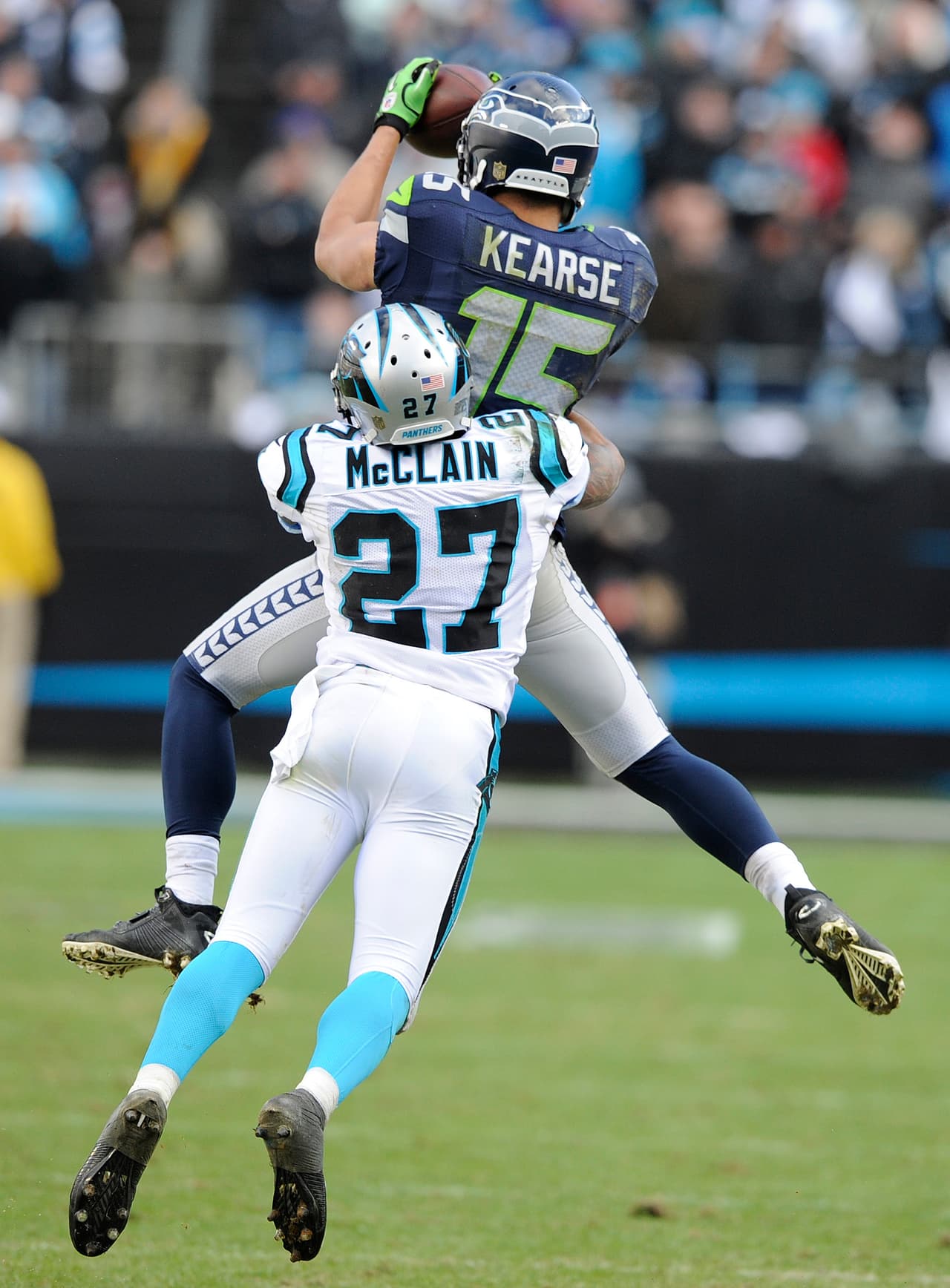 9 JERMAINE KEARSE. Representa el intento de regreso de los Seahawks cuando estaban abajo 31 – 0. Kearse empezó a producir y acabó con 11 recepciones para 110 yardas con 2 touchdowns. Seattle hizo 24 puntos sin respuesta, pero la desventaja era mucha.