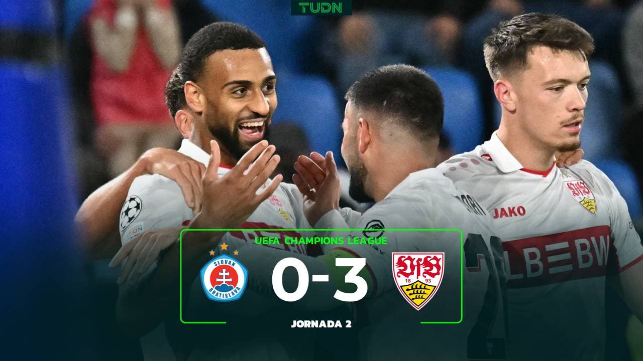 Resumen | Slovan Bratislava vs. Stuttgart - UEFA Champions League, Fase de Liga