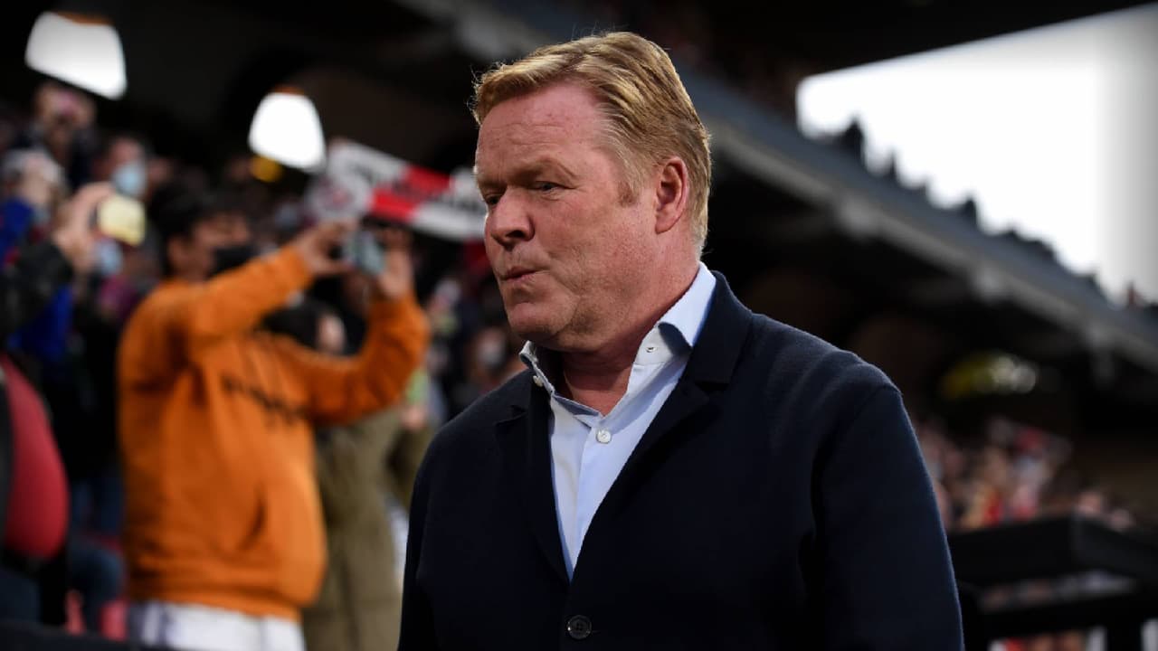 Koeman dice que Barça está a nivel de Real Madrid, tras caer con Rayo