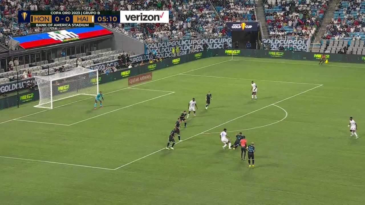 ¡TIRO ATAJADO! disparo por Jorge Benguché.