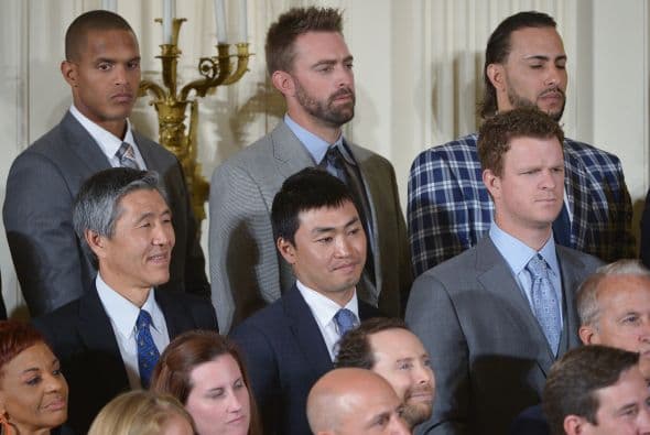 Obama recibió al equipo en la Casa Blanca por tercera vez en cinco años.