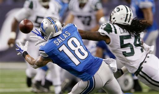 Los New York Jets sólo lograron 3 puntos contra 23 de los Detroit Lions.