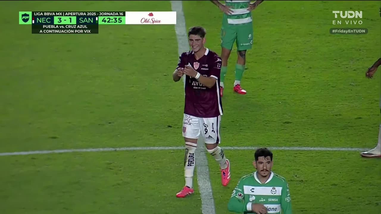 ¡Acevedo deja el rebote y Tomás Badaloni clava el tercero de Necaxa!