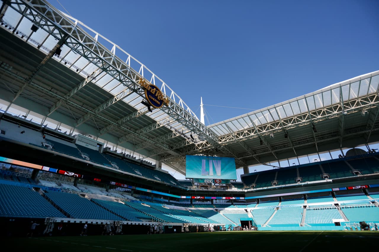 El Hard Rock Stadium listo para conocer al nuevo campeón de la NFL