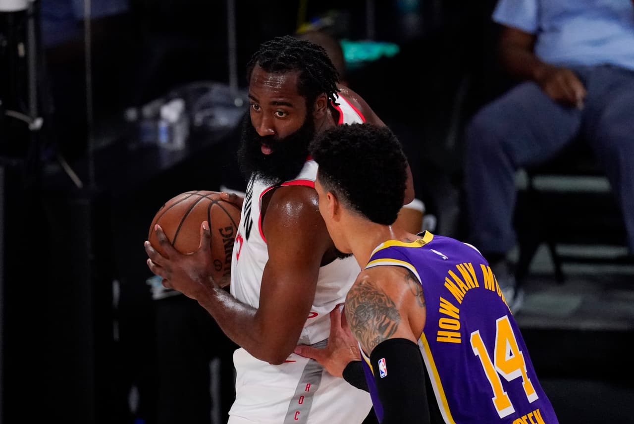 Los Houston Rockets se adelantan a los LA Lakers | En el primer juego de la Semifinal de Conferencia, los comandados por James Harden derrotaron 97-112 al equipo de LeBron James.