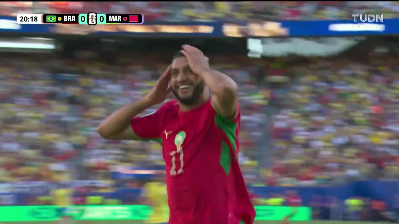 ¡Golazo de Marruecos! Saibari hace el primer ante un pase excelso de Brahim