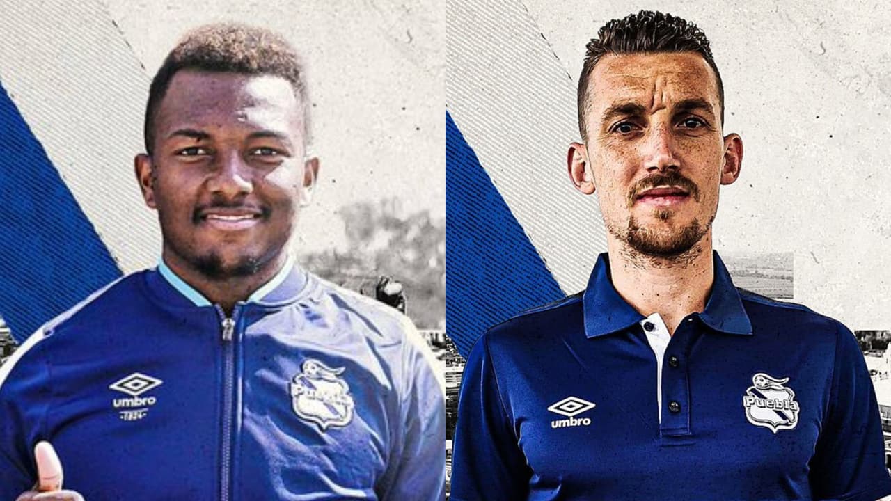 Daniel Segura y Lucas Maia hablaron en conferencia de prensa del Puebla.