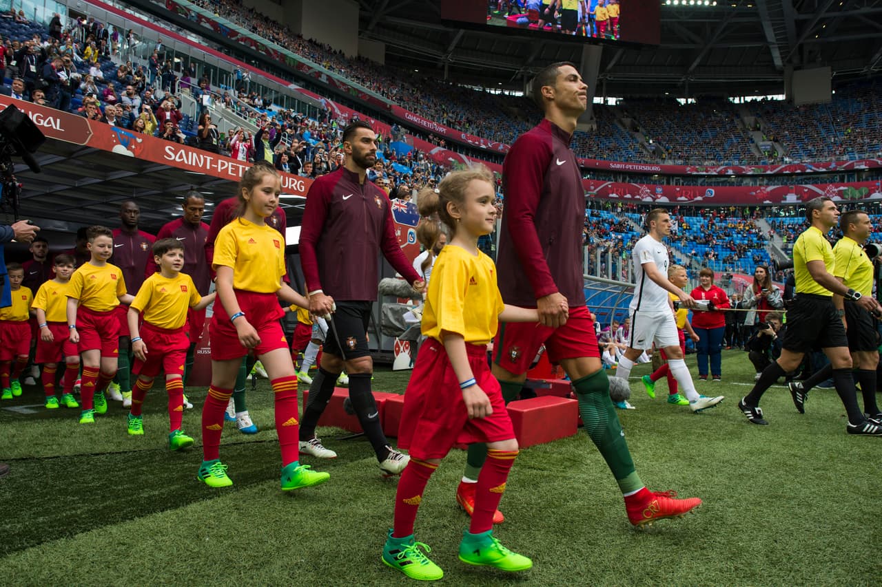 La gran figura y foco de todas las miradas, como siempre, Cristiano Ronaldo.