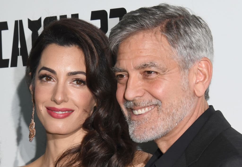 George y Amal Clooney
