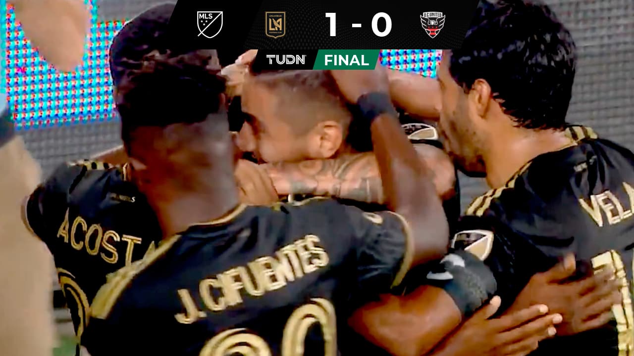¡Siete victorias seguidas! LAFC vence al D.C. United con un Carlos Vela protagónico