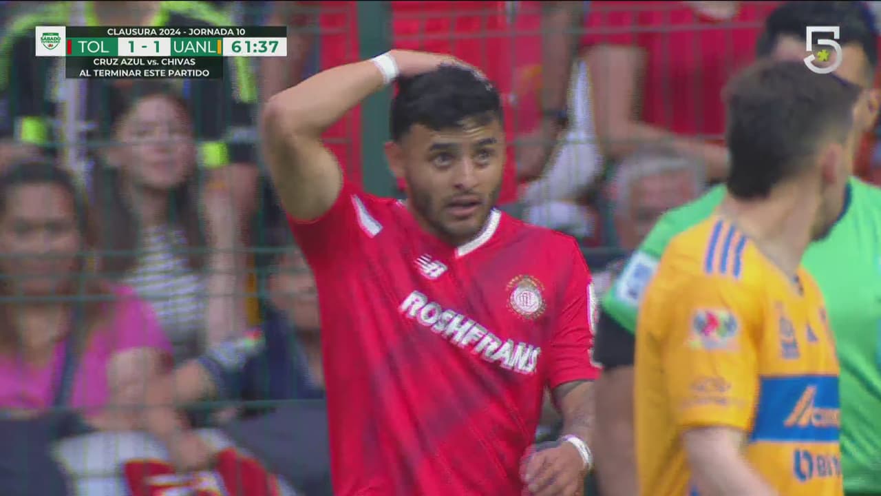 ¡Toluca quiere el segundo! Alexis Vega, por centímetros