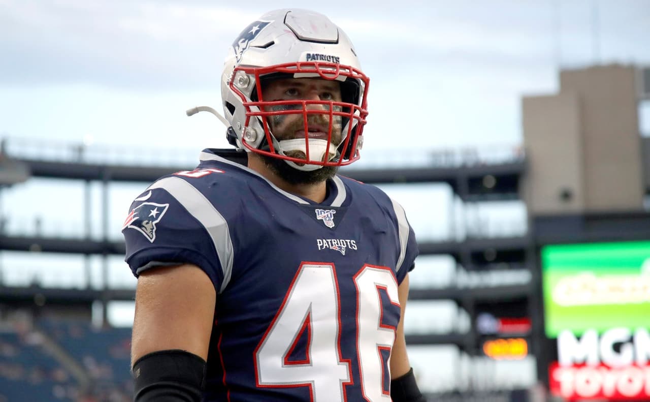 James Develin, de los Patriots, dice adiós a la NFL