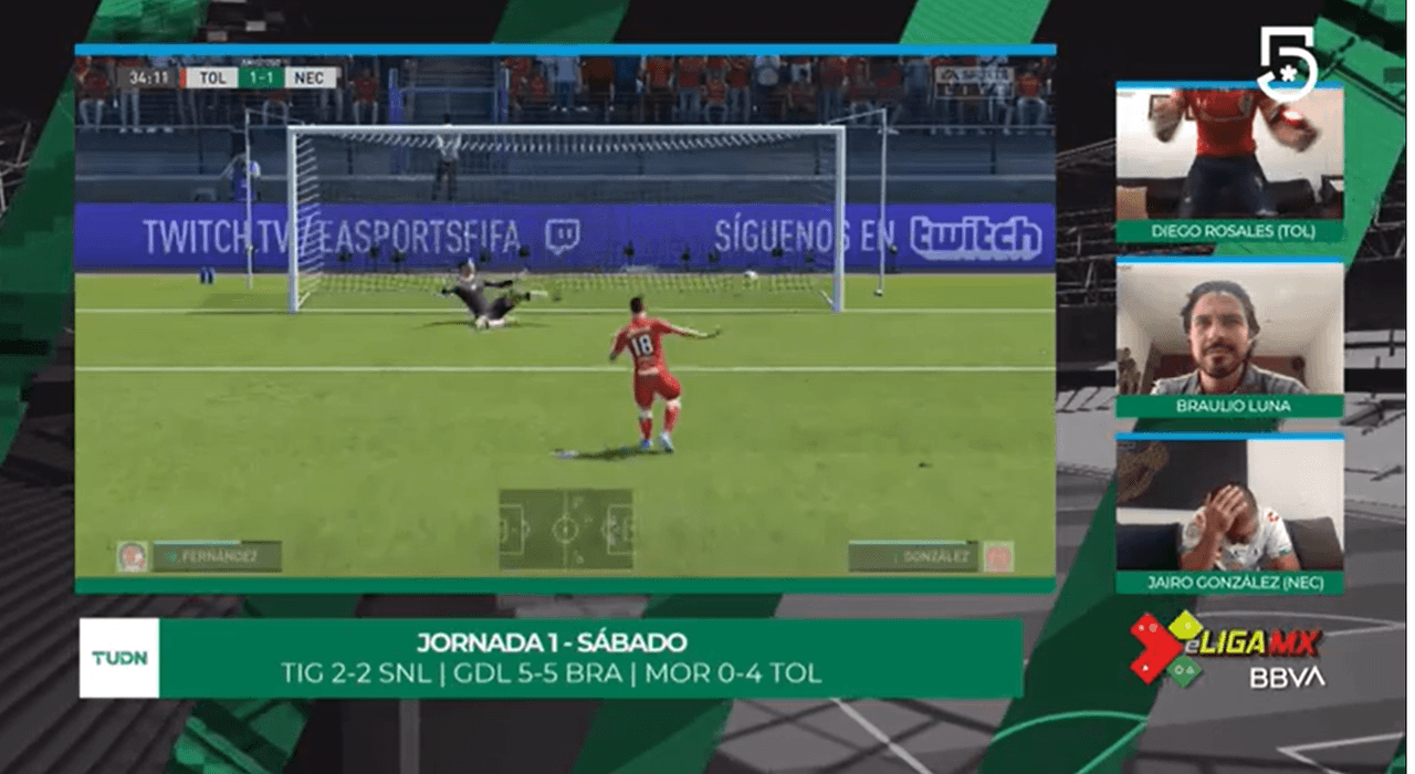 Las escuadras dirigidas por Diego Rosales (Toluca) y Jairo González (Necaxa), terminaron un emocionante partido en empate. Toluca iba arriba en la primera mitad, pero un error le costó caro y al final terminó el partido 3-3.