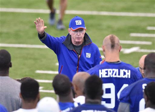 Los Giants llevan 11 temporadas bajo la dirección del coach Tom Coughlin (AP-NFL).
