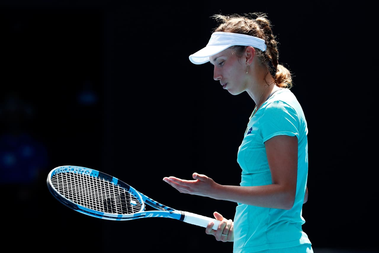 A pesar del golpe anímico, la belga supo que tenía que responder en el segundo parcial como su última posibilidad de salvación.