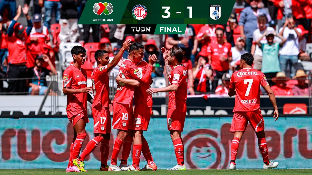 Toluca derrota al Querétaro con un 'Gacelo' López endemoniado