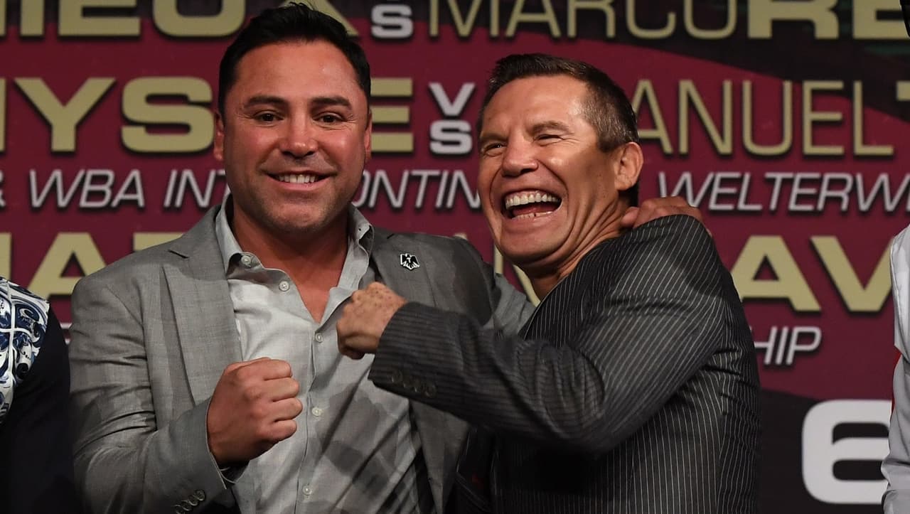 Chávez felicita y reta a Óscar de la Hoya en su cumpleaños