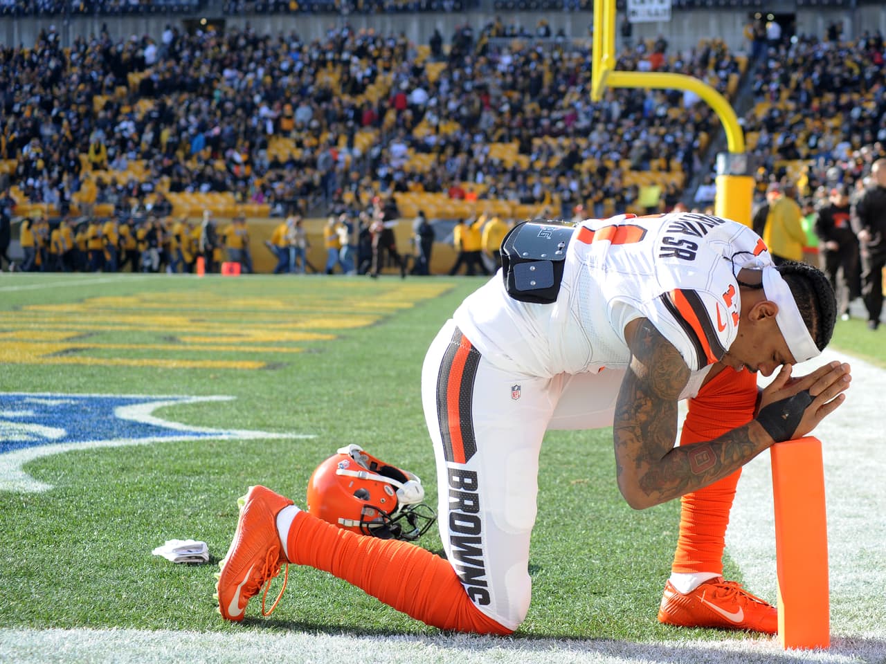 Terrel Pryor será el encargado de comendar el fuero aéreo de los Browns. Pryor superó las mil yardas aereas y tuvo casi 80 recepciones la temporada anterior aunque le hizo falta un aliado como QB.