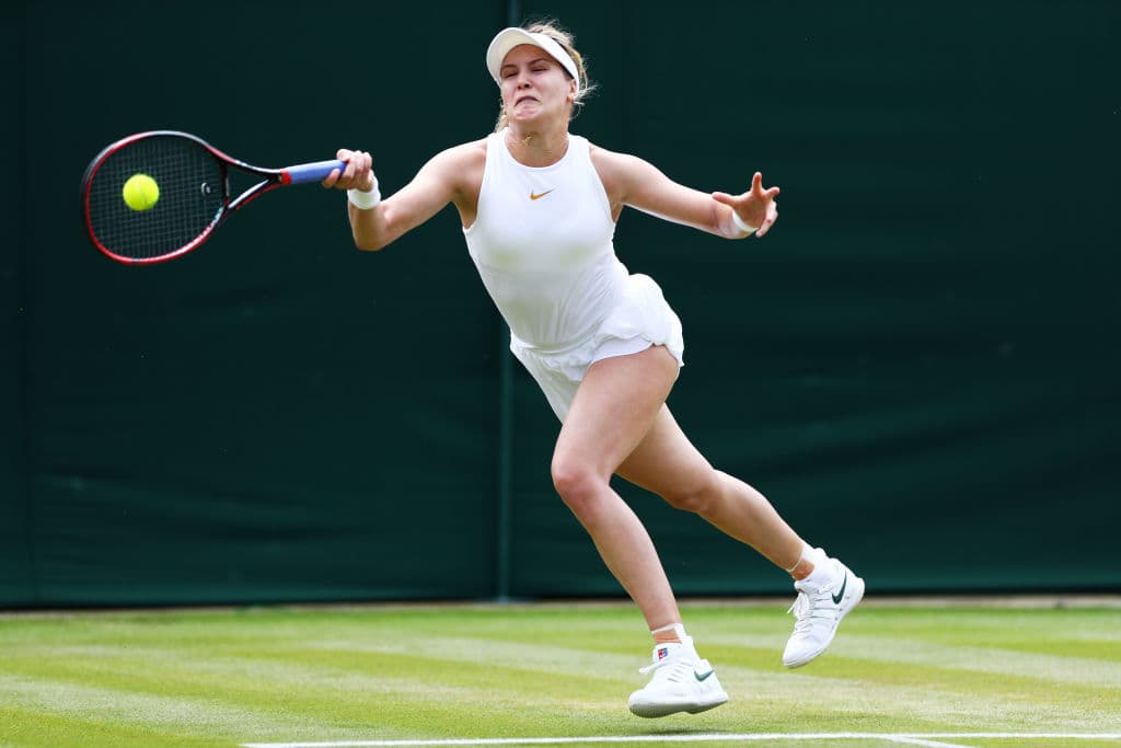 Bouchard tuvo que esperar dos años para volver a ganar en un partido del cuadro principal de Wimbledon, pues en 2017 perdió en primera ronda.