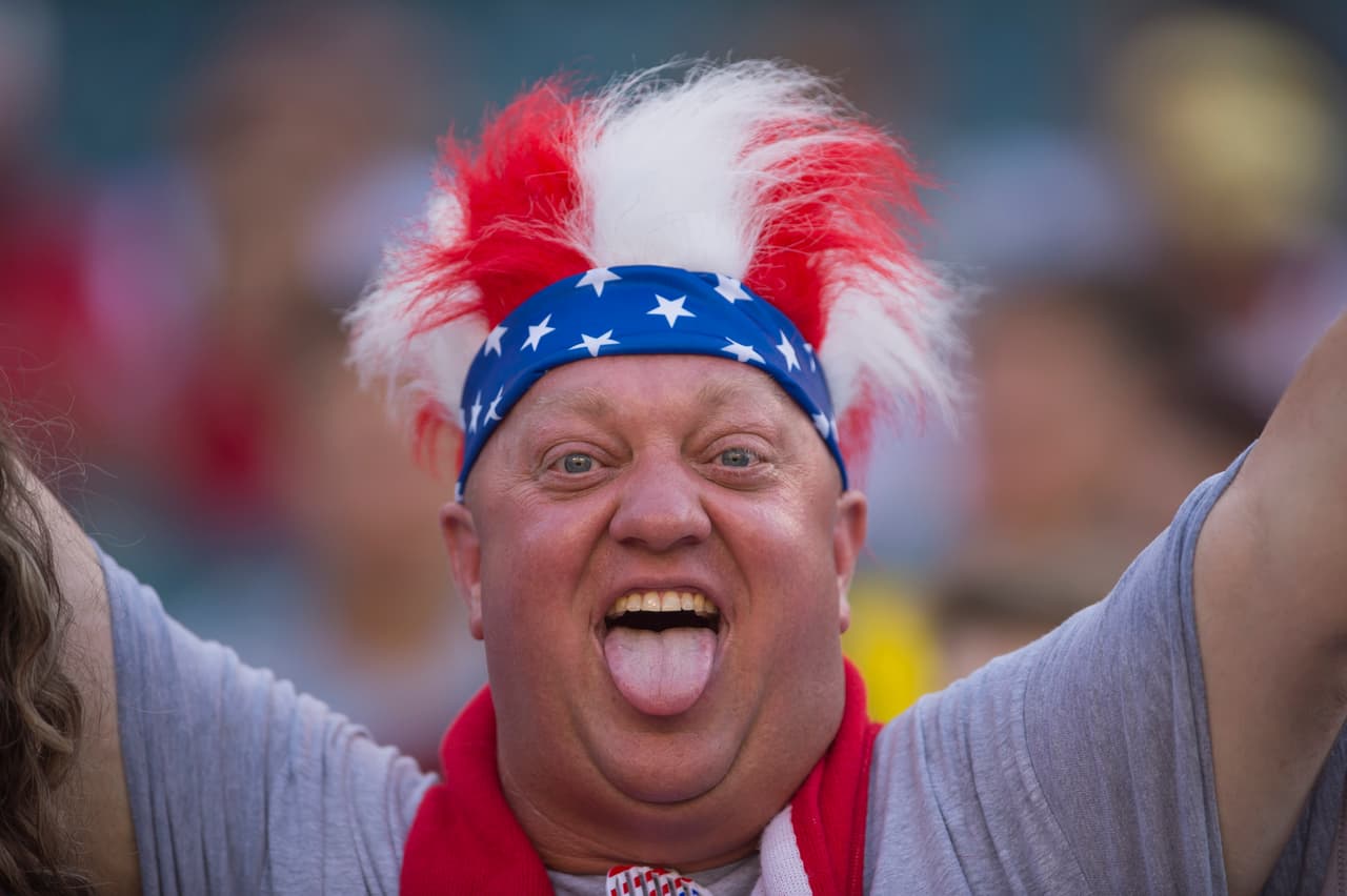 Ni hablar de este aficionado del Team USA.