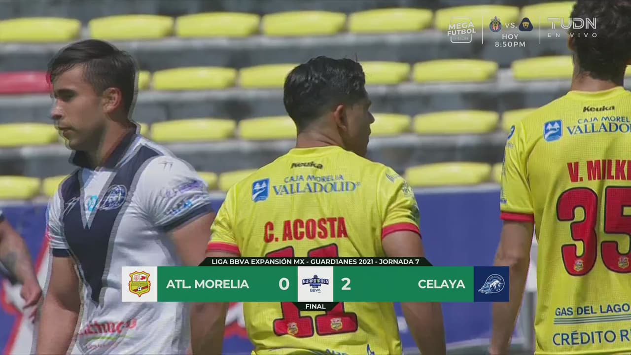 Celaya le pega a Morelia a domicilio y se pone líder