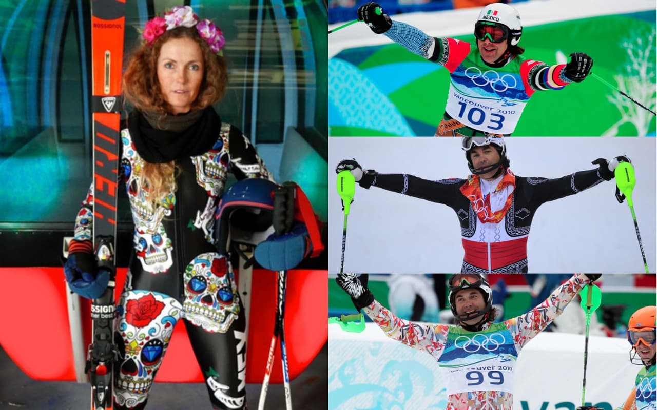 México presentó su uniforme para Pyeongchang 2018 con un estilo muy extravagante, en una línea muy particular de diseño que ha seguido en las últimas ediciones de los Olímpicos de Invierno.