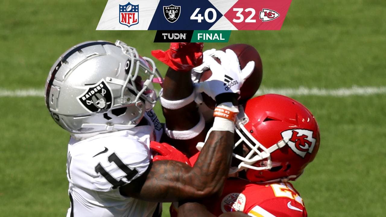 Los Raiders abollaron la corona de los Chiefs de Mahomes
