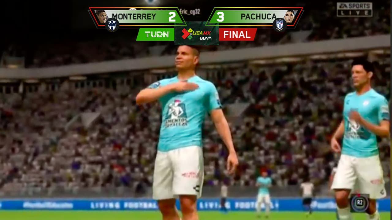 Marcador Monterrey vs. Pachuca en la eLiga MX