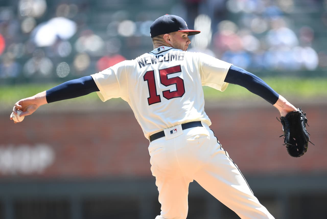 Sean Newcomb se quedó a un strike del 'no hitter' 300 de las Grandes Ligas