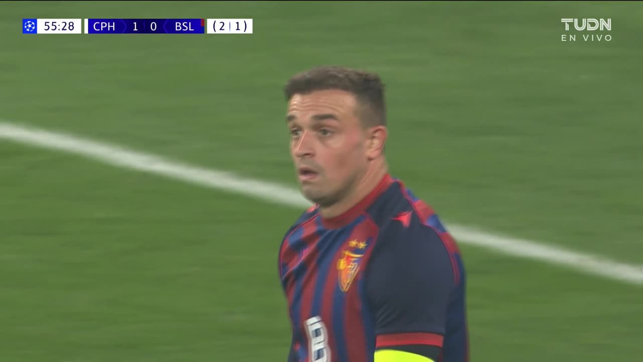 ¡ATAJADÓN! Le quitan el gol a Shaqiri y el Copenhague se salva en Champions
