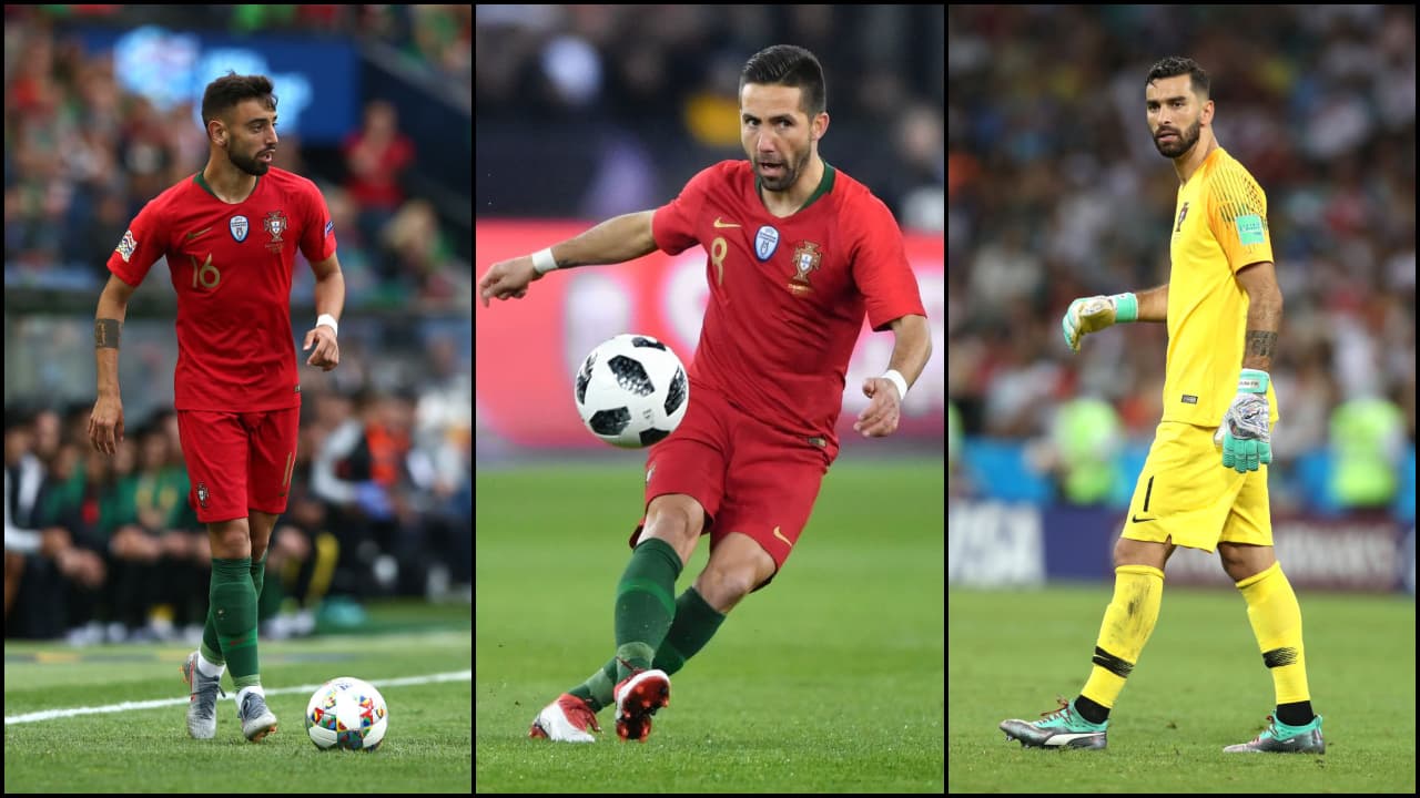 Bruno Fernandes (Manchester United) y Joao Moutinho (Wolverhampton) dominan la media cancha. No nos podemos olvidar del cancerbero, Rui Patrício (Wolverhampton), por su puesto.