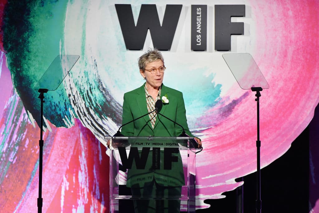 Frances MacDormand - La actriz estadounidense es una de las candidatas más fuertes a quedarse con la estatuilla por su estupenda actuación en ‘Nomadland’ (2020).
<br>