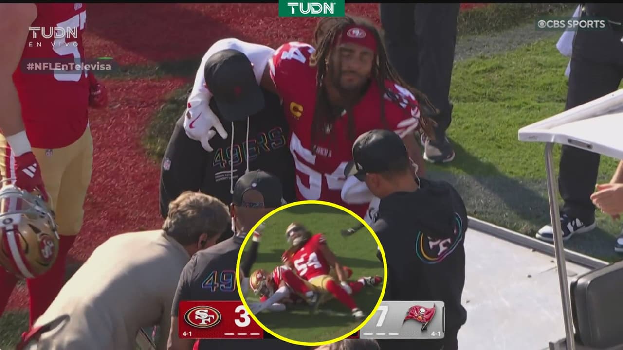 ¡Terrible Lesión! Fred Warner se rompe con los 49ers