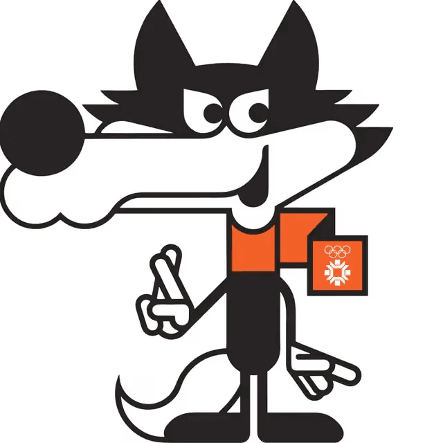 <b>Vučko- Sarajevo 1984</b>
<br>
<br>Se optó por crear un lobo con una bufanda de color rojo y el bordado de los Juegos Olímpicos de aquella edición.