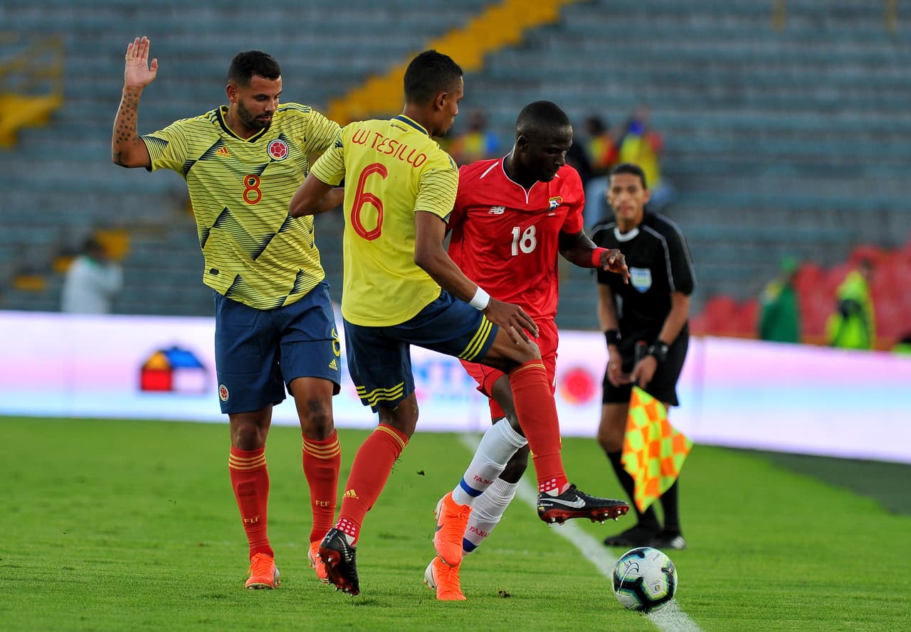 El equipo cafetero apenas necesitó de los primeros 45 para arrollar en Bogotá
<b> </b>a los panameños que también alistan su participación en la Copa Oro de la Concacaf.