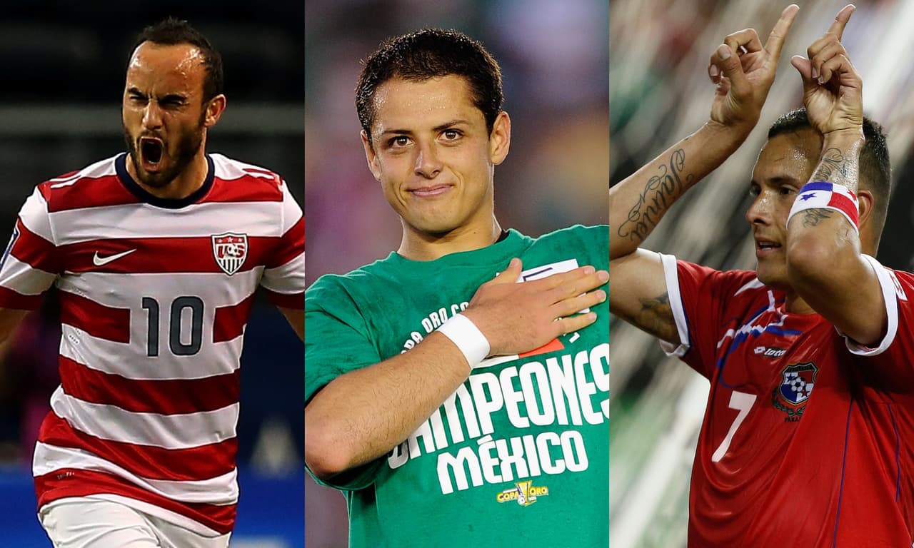 Las grandes figuras de la Copa Oro de Concacaf han sido de paso goleadores del torneo de equipos de la región, a los que convirtieron en sus víctimas. Estos son los principales artilleros.