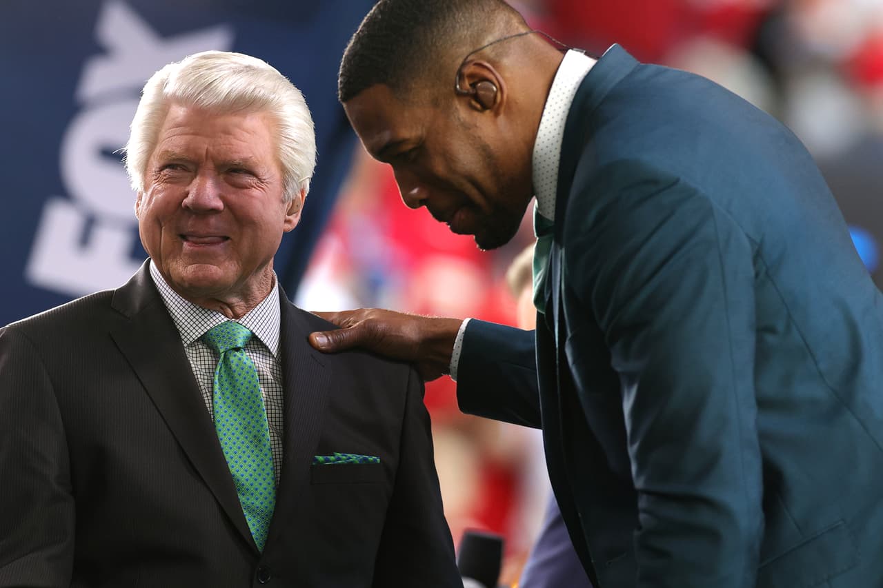 Jimmy Johnson y Michael Strahan