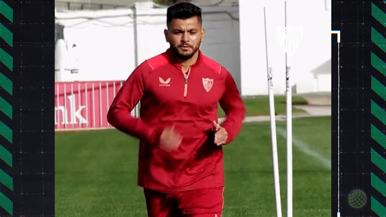 ¡Está de regreso! Tecatito ya entrena con el Sevilla tras grave lesión
