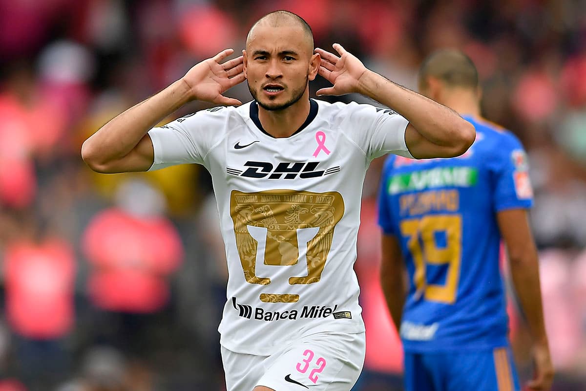 A los siete minutos el delantero paraguayo Carlos González abrió el marcador para Pumas.