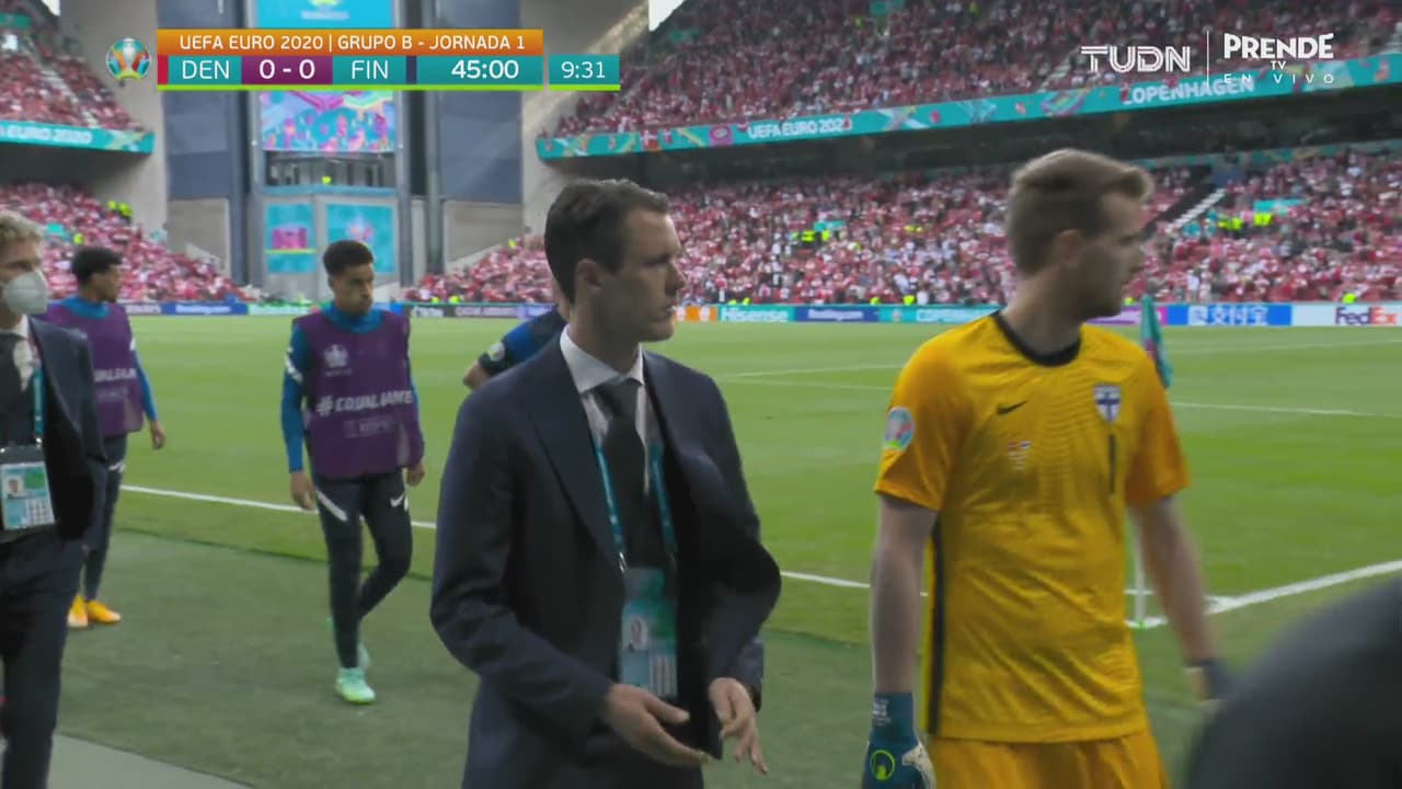 UEFA confirma suspensión del Dinamarca vs Finlandia por emergencia médica