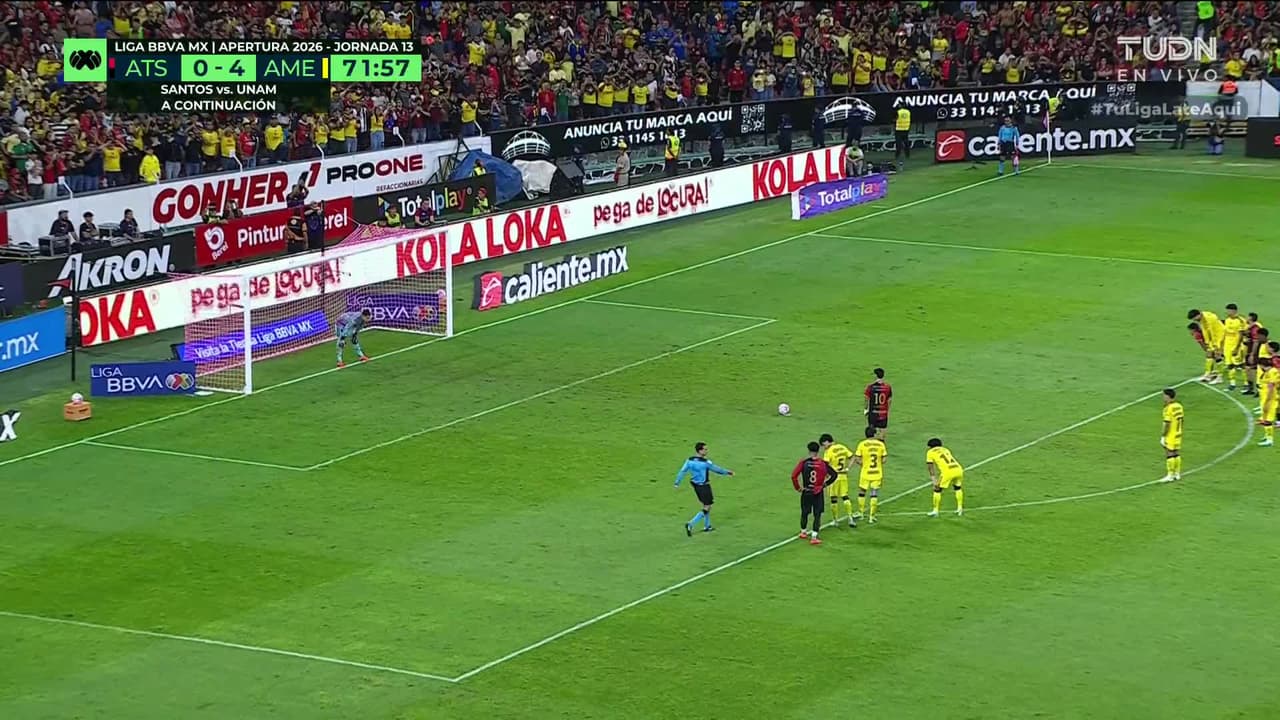 ¡GOL!  anota para Atlas. Luís Esteves
